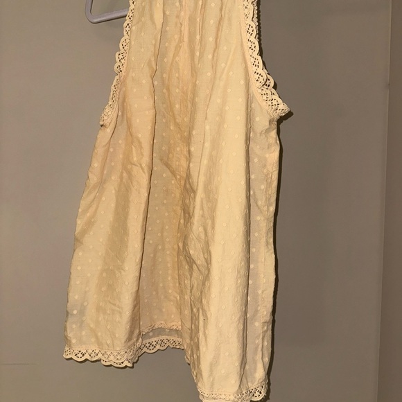 Elegant Cream Lace Trim Women's Top by Torrid size 0 - Picture 4 of 5